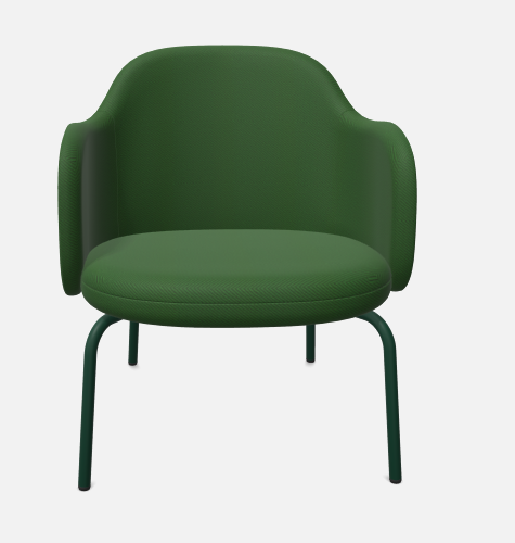 Fotel FLOS lounge FSF 420 butelkowa zieleń 