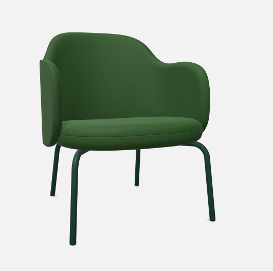 Fotel FLOS lounge FSF 420 butelkowa zieleń 
