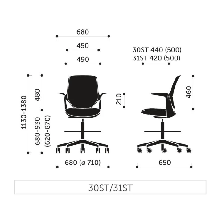 Fotel obrotowy Trillo Pro 30 ST Valencia 107-9035