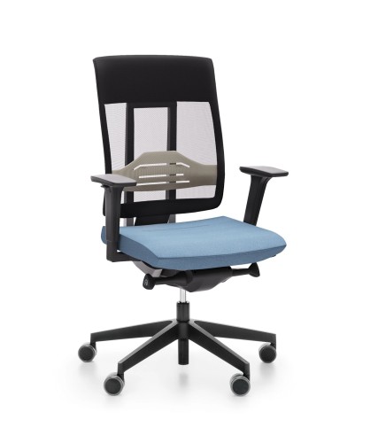Fotel obrotowy Xenon Net 101SL Cura niebieski